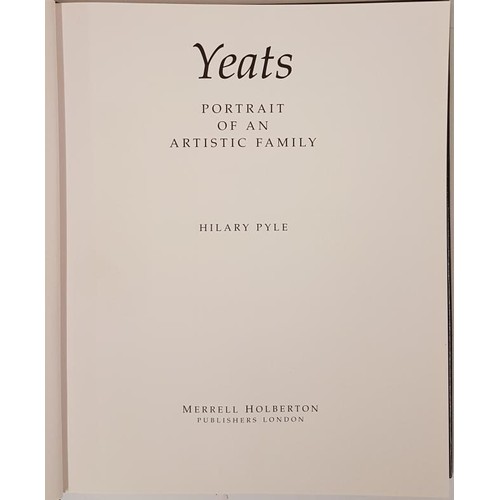 460 - Yeats. Portrait of an Artistic Family. Hilary Pyle. Merrell Holberton. 1997. large format. Dust wrap... 