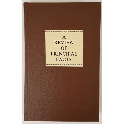 465 - A Review Of The Principal Facts, corrected with The Rise, Progress, Conclusion and Character of the ... 