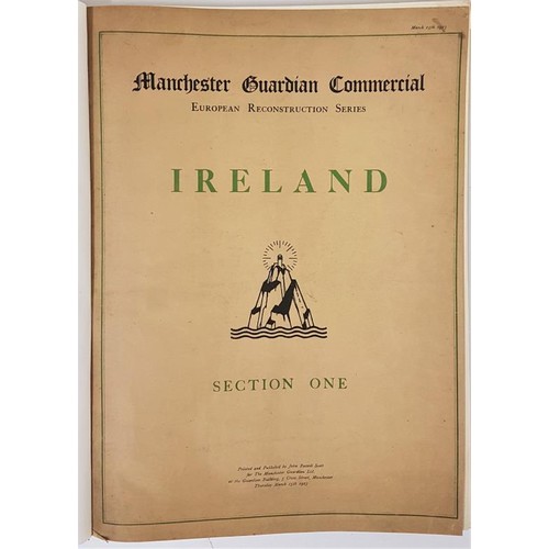 493 - Manchester Guardian Commercial, European Reconstruction Series - IRELAND. 3 complete sections, 1923,... 