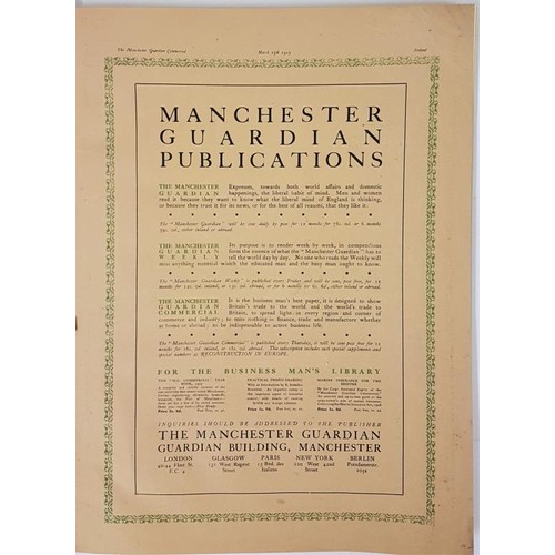 493 - Manchester Guardian Commercial, European Reconstruction Series - IRELAND. 3 complete sections, 1923,... 