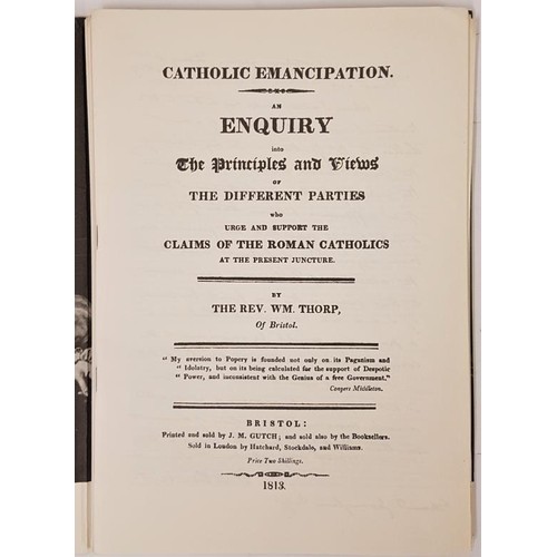 499 - Irish Education Facsimiles - Catholic Emancipation; Robert Emmet - The Insurrection of 1803; Ireland... 