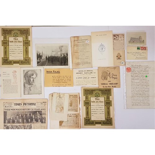 504 - Ephemera - Numerous Cards, Newspaper Cuttings (1940's), Billheads, Postal, Advertisements, Parliamen... 