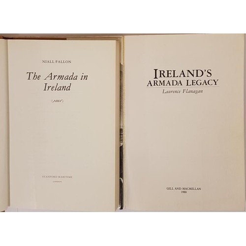 532 - The Armada in Ireland Niall Fallon Stanford Marititme – 1978 Hardback with Dustcover; and Ireland’s ... 