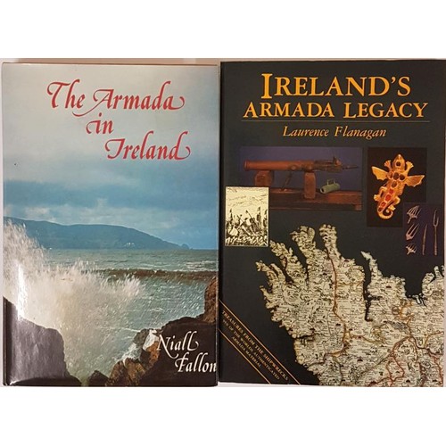 532 - The Armada in Ireland Niall Fallon Stanford Marititme – 1978 Hardback with Dustcover; and Ireland’s ... 