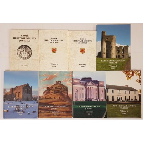 534 - Laois Heritage Society Journal - Vol. 1 (2003) to Vol. 8 (2016) inclusive (8)