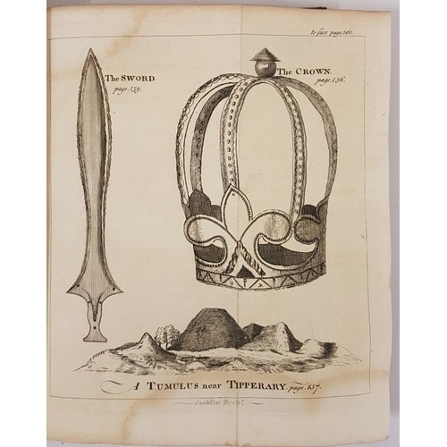 535 - Campbell, A Philosophical Survey of the South of Ireland, Dublin, 1778, ppxvi, 478, 6 engraved plate... 