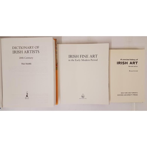 553 - Theo Snoddy, Dictionary of Irish artists 20th century, 2nd ed; 4to mint copy, 768 pps.; Bruce Arnold... 