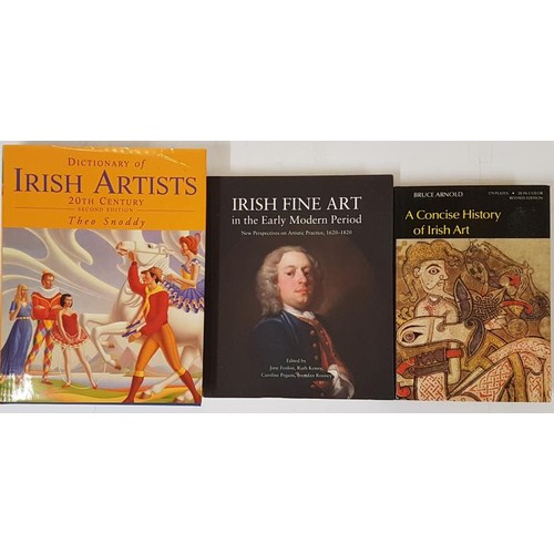 553 - Theo Snoddy, Dictionary of Irish artists 20th century, 2nd ed; 4to mint copy, 768 pps.; Bruce Arnold... 