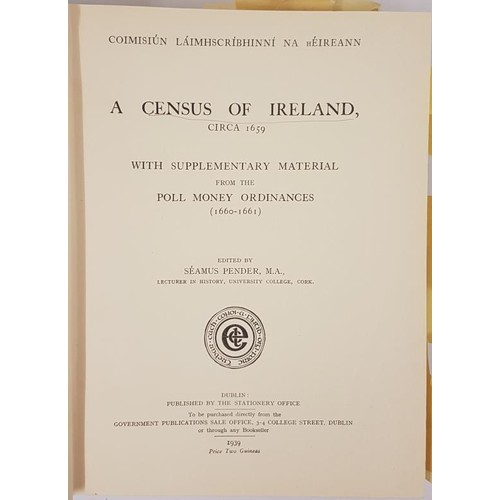 554 - A Census of Ireland circa 1659 with Supplementary Material from the Poll Money Ordinances (1660-1661... 