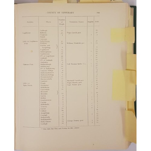 554 - A Census of Ireland circa 1659 with Supplementary Material from the Poll Money Ordinances (1660-1661... 