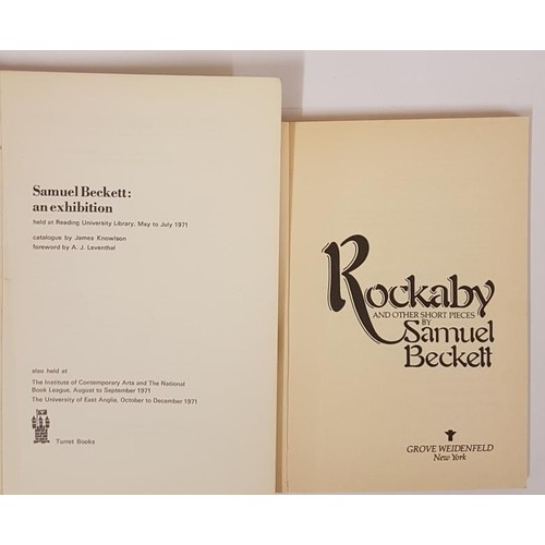 567 - Samuel Beckett. An Exhibition at Reading University May/June 1971. Illustrated; and Samuel Beckett. ... 