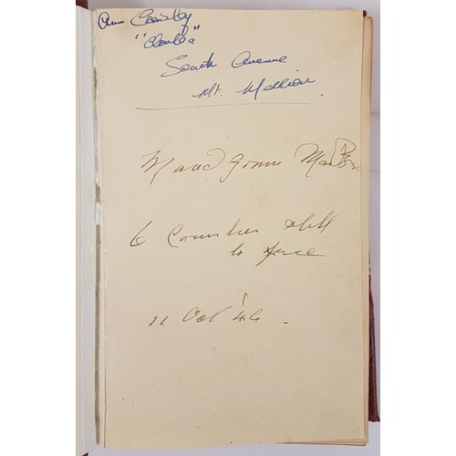 576 - Maud Gonne MacBride: Captain Boycott by Philip Rooney, Talbot Press, 1946. SIGNED 