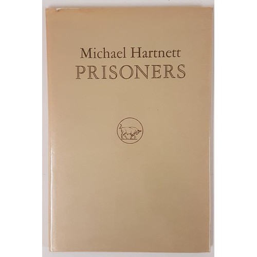 578 - Prisoners by Michael Hartnett. The Deerfield Press. Illustrations by Timothy Engelland. 1977 in dust... 