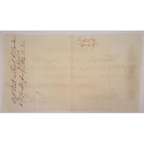 584 - Clonmell bank receipt from Riall private bank Jan 1811 for £180 /2/8 with Riall’s signat... 