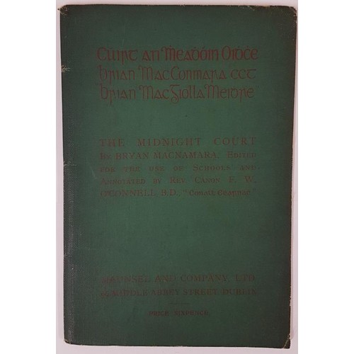 588 - Cúirt na Mheadoin Oidche. Brian MacConmara ‘Bran Mac Giolla Meidhre’. The Midnight Court by Bryan Ma... 