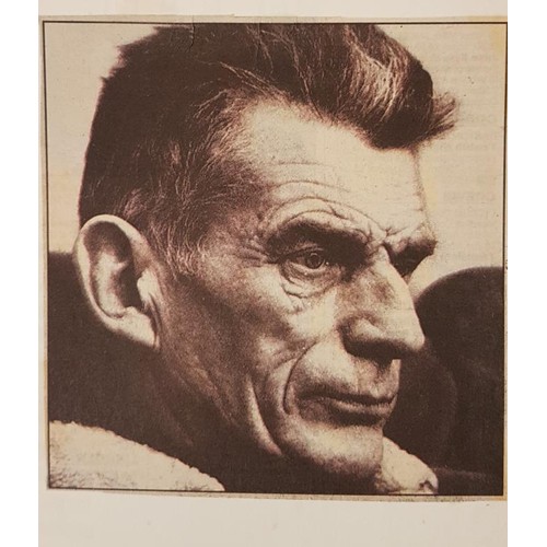 589 - Samuel Beckett. Company. 1982. Tipped in photo of Beckett and S. Beckett Lessness. 1970 (2)... 