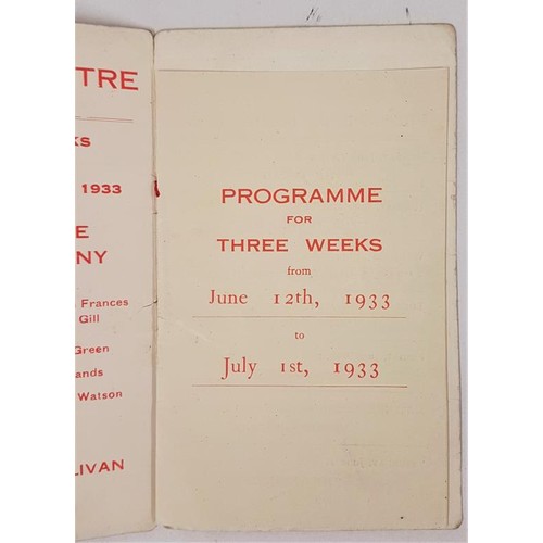 591 - The D'Oyly Carte, Opera Company. Gaiety Theatre Dublin For Three Weeks commencing Monday, June 12th,... 