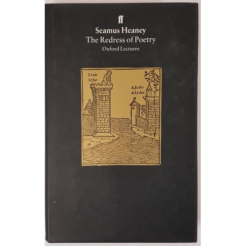 607 - Seamus Heaney. The Redress of Poetry - Oxford Lectures. 1995. 1st. Pictorial d.j.