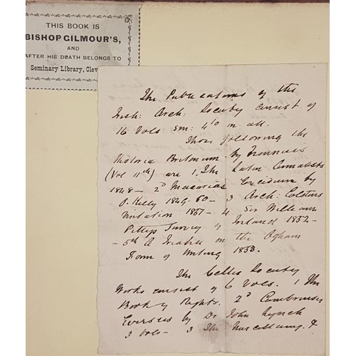 615 - The Miscellany Of The Irish Archaeological Society, Vol I. Dublin 1846; The Destruction Of Cyprus by... 