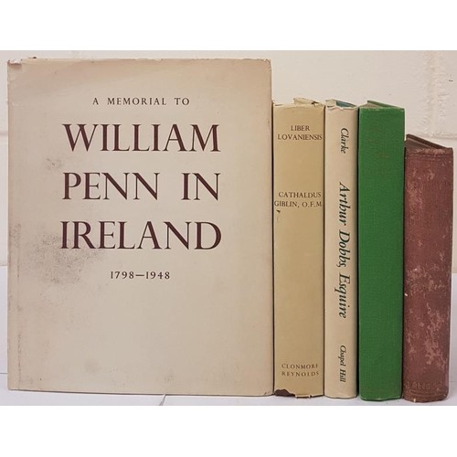 627 - A Memorial To William Penn In Ireland 1798-1948 At Newtown School In The Province Of Munster, dj; Cr... 