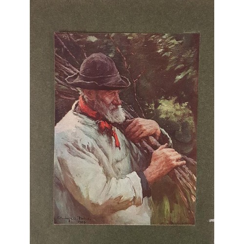 641 - M. R. Mitford. Sketches of English Life and Character. 1909. 1st. 16 tipped in colour plates by Lime... 