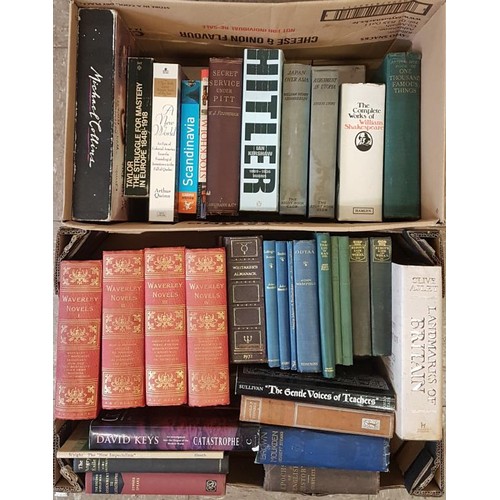 650 - Two Boxes of General Interest Books, mostly history and literature