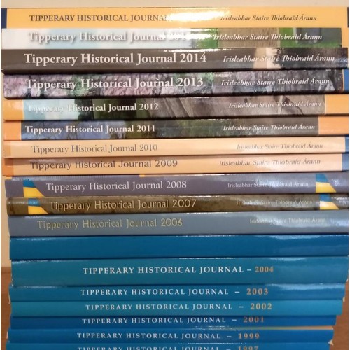 652 - Tipperary Historical Journal. Eighteen issues published between 1997 and 2017. Includes Index 1988-2... 