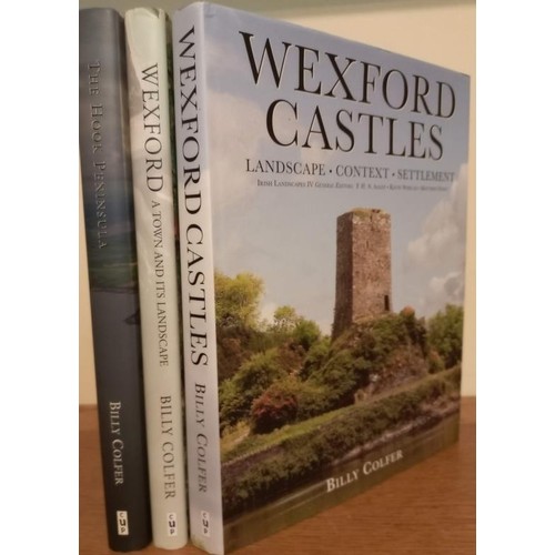 660 - Three notable works by the late Billy Colfer, renowned Wexford historian: Wexford Castles (2013); We... 