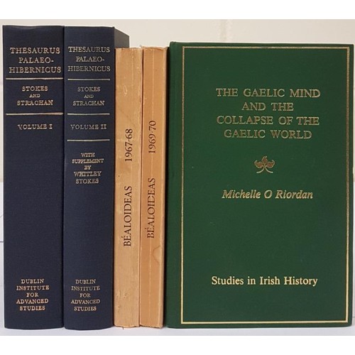 667 - Thesaurus Palaeohibernicus Old Irish Glosses Scolia, Prose and Verse edited Whitley Stokes and John ... 