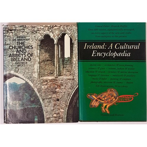 672 - Brian de Breffny. The Churches and Abbeys of Ireland. 1976. 1st;  and  B. De Breffny A Cul... 