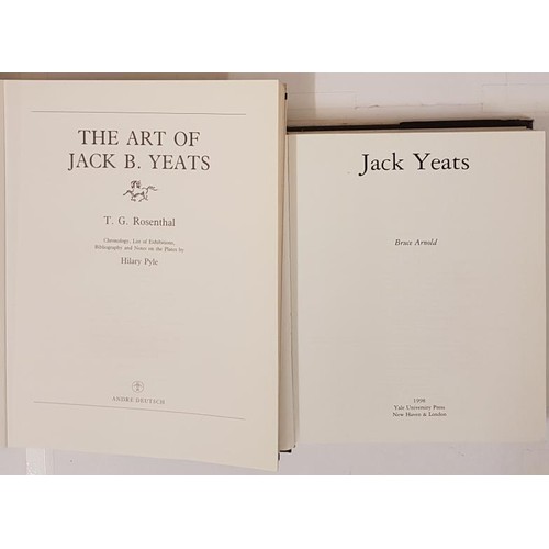 674 - Rosenthal, (with Hilary Pyle), The Art of Jack B.Yeats, 1993, folio cards, 238 pps; vg.;  and&n... 