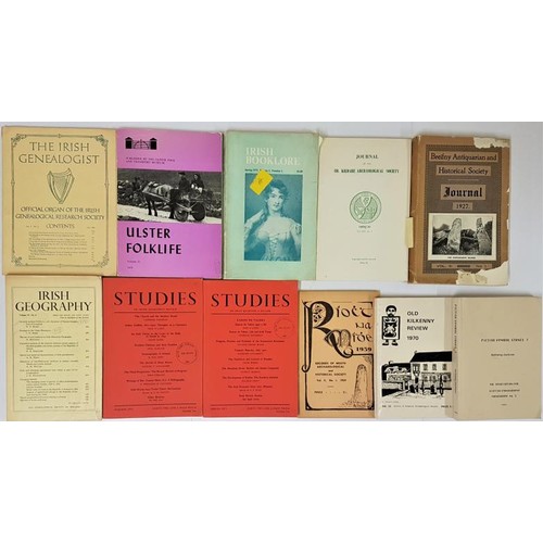 678 - A Collection of Single Issues of Irish Periodicals, Old Kilkenny Review; Irish Booklore; Ulster Folk... 