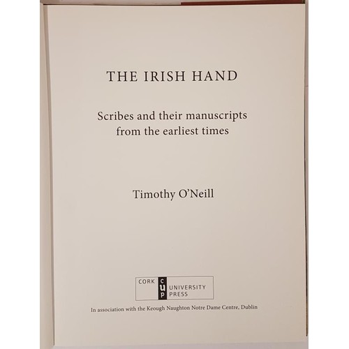 24 - The Irish hand : scribes and their manuscripts from earliest times to the Seventeenth century, with ... 