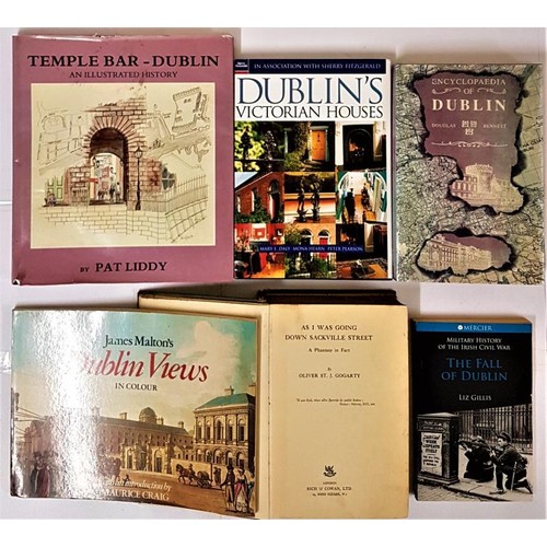 51 - Temple Bar-Dublin, an Illustrated History by Pat Liddy; Dublin Views, in Colour by James Malton's; D... 