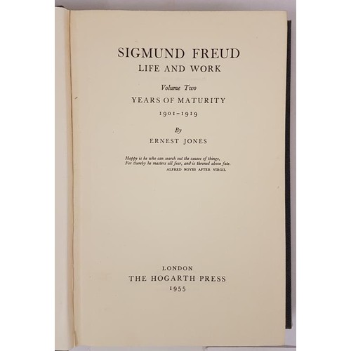 2 - The Life and Work of Sigmund Freud - Volumes 1 - 3 Ernest Jones