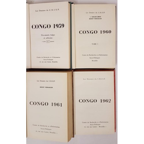 10 - Congo (Les Dossiers du C.R.I.S.P.) Published by Centre de Recherche et d'Information Socio-Politique... 