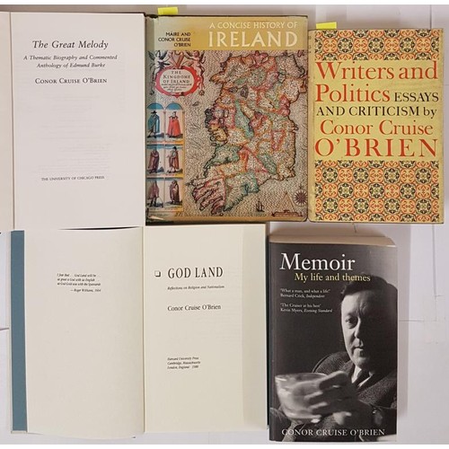 52 - A Concise History Of Ireland by Máire and Conor Cruise O'Brien SIGNED by Both; Writers and Po... 