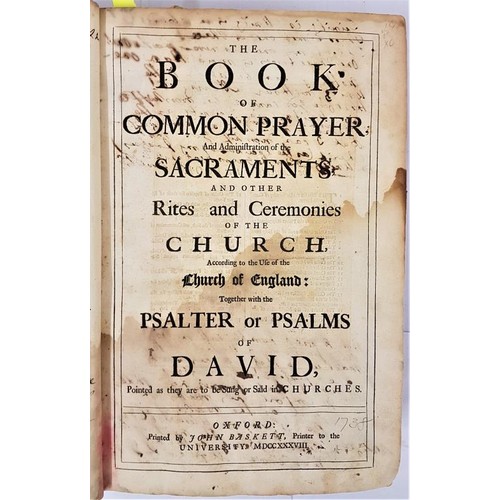 69 - The Book of Common Prayer and Administration of the Sacraments, and other Rites and Ceremonies of th... 