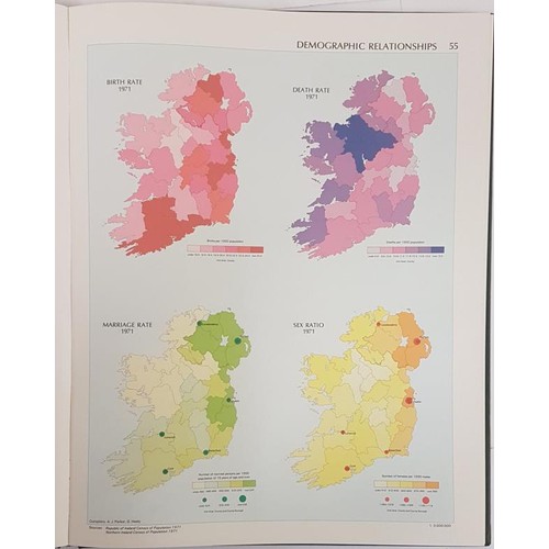 73 - Atlas Of Ireland, Royal Irish Academy, 1979, Folio, coloured maps, fine.