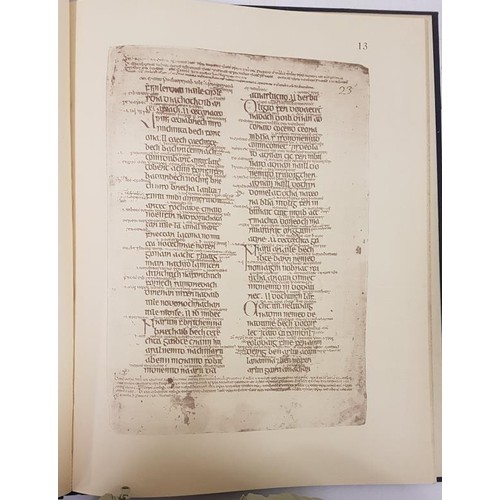 74 - Seanchas Már; Facsimile of the Oldest Fragments in the Library of Trinity College, Dublin (An... 