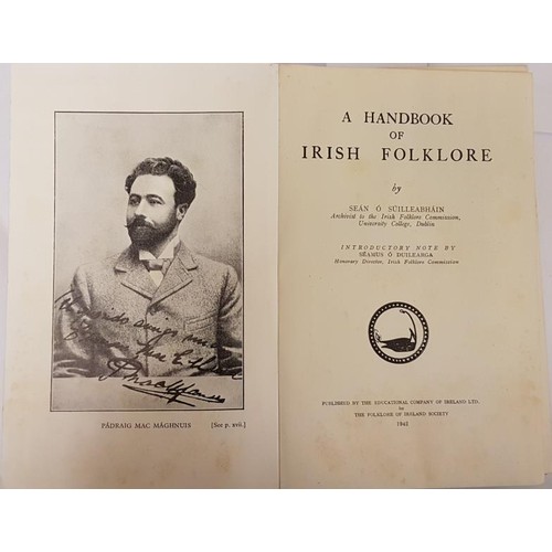 90 - A Handbook of Irish Folklore by Sean O'Suilleabhain. 1942