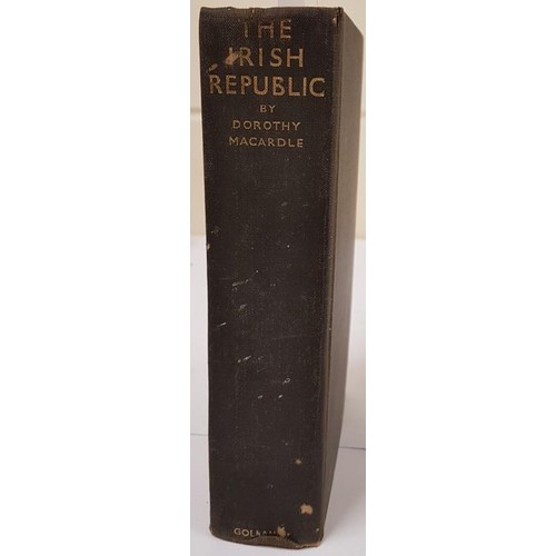 93 - The Irish Republic by Dorothy Macardle with a preface by Eamon De Valera. Folding Map of Ireland&nbs... 