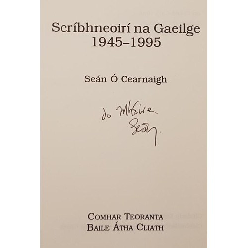 94 - Tiocfaidh Lá by Ffred Ffransis SIGNED number 90 of 100; Scríbhneoirí na Gaeilge... 