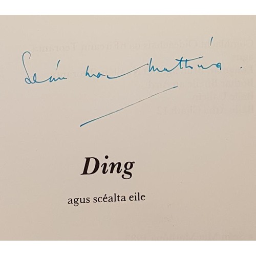 104 - Ding by Seán Mac Mathúna copy 1 of 200 Signed by Seán MacEntee; Duanaire Osra&i... 