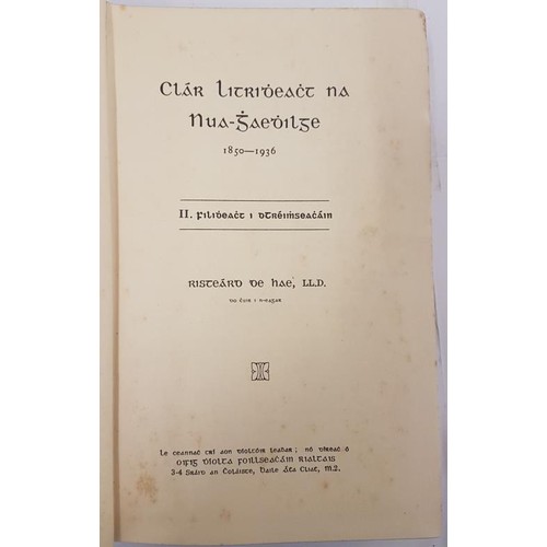 118 - Clar Litrideact na Na-Gaedilge. Volume 2. Signed by Maire Mhac an tSaoi