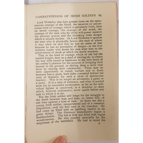 122 - The Irish on the Somme: Being a Second Series of The Irish at the Front by Michael MacDonagh with an... 