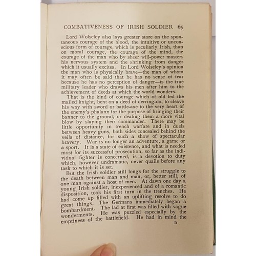 122 - The Irish on the Somme: Being a Second Series of The Irish at the Front by Michael MacDonagh with an... 