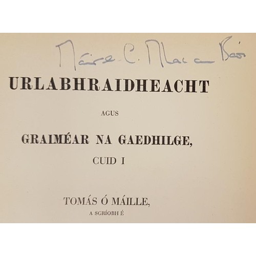 131 - Sláinte by Micheál Ó Conghaile SIGNED; Beathaisnéis 1882-1982 by Di... 