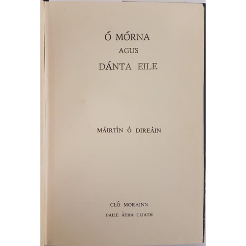 147 - O Morna agus Danta Eile by Mairtin O'Direain, 1957