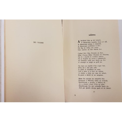 147 - O Morna agus Danta Eile by Mairtin O'Direain, 1957